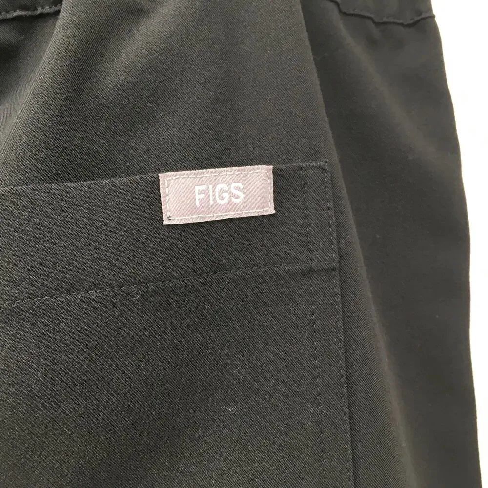 FIGS Mens Pisco Basic Scrub Pants Black Extra Large XL Nursing Medical Workwear
